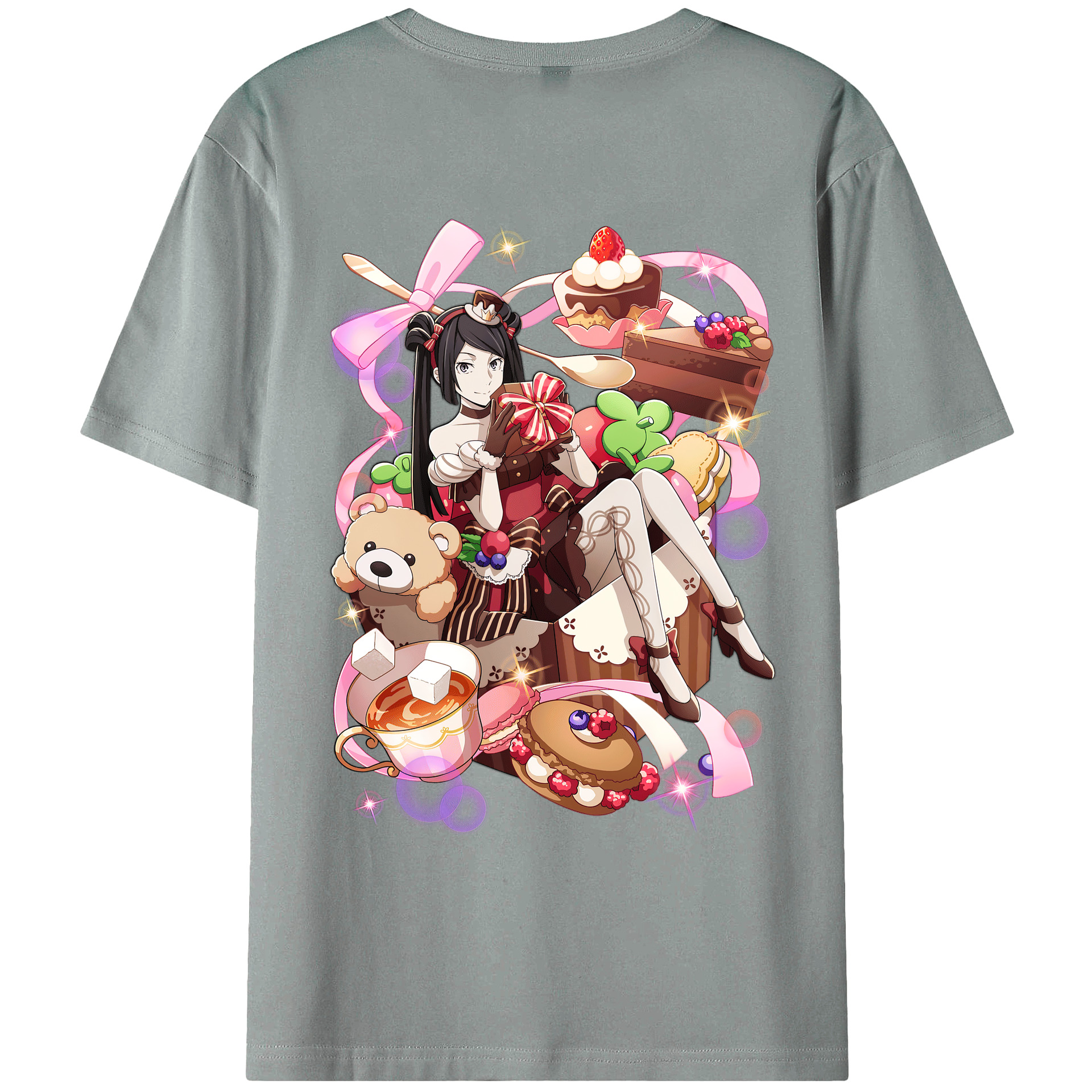 （画像用） 文豪ストレイドッグス Bungo Stray Dogs 綿100％ メンズ半袖Tシャツ（バックプリント） 通気性